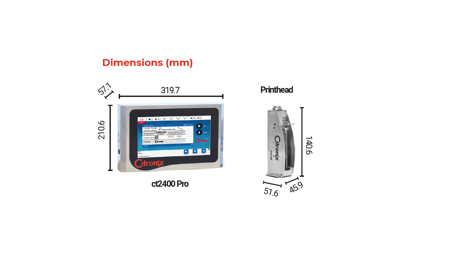 Ct2400 Pro Dimensions New